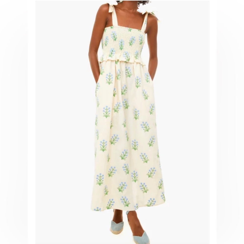 Yellow floral Tuckernuck Dress
